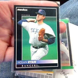 3 card lot of Nolan Ryan. 1 is a rare error card.